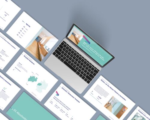 company presentation template for radiologist in Düsseldorf Germany | Graphic & Web Design Services